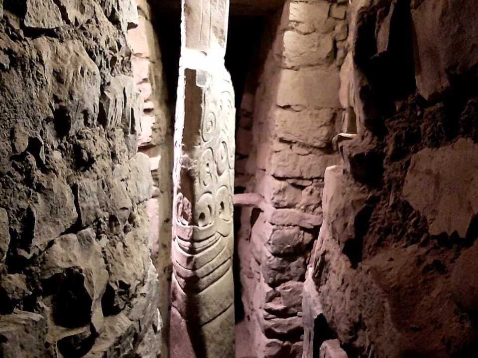The Lanzón stone of Chavín de Huántar